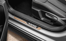 Decorative  3D door sill cover foils Kamiq