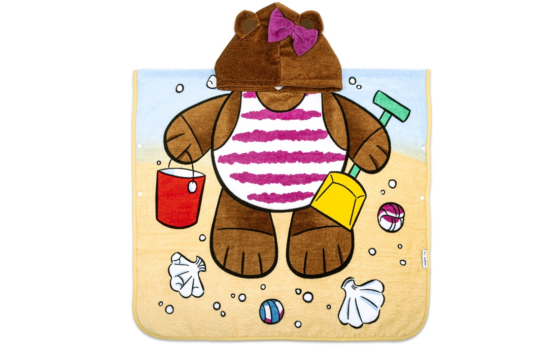 Dívčí osuška s kapucí