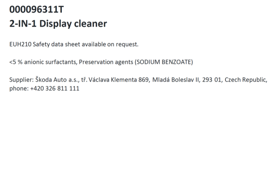 Čistič displeje 2 v 1