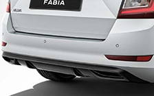 Rear diffuser Fabia III