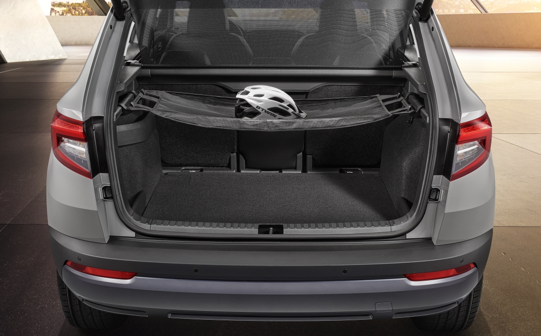 Net under the retractable cover Kodiaq, Karoq