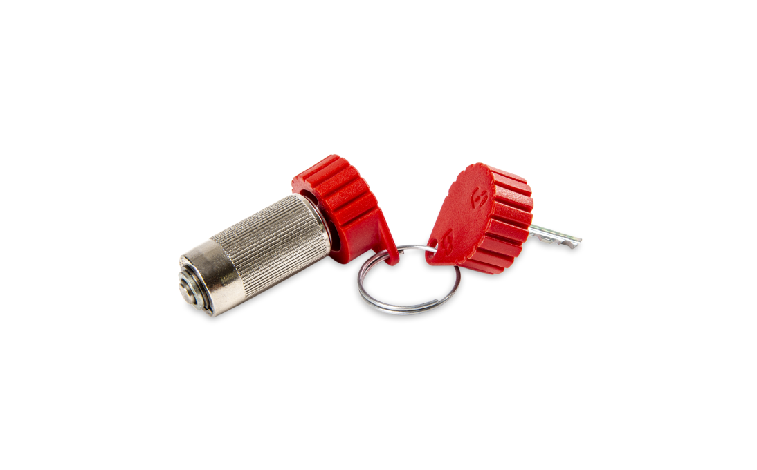 Spare lock for a tow bar