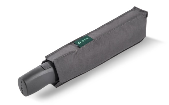 Genuine Skoda Black Folding Umbrella - 000087600G - Fits Fabia, Kodiaq, Superb