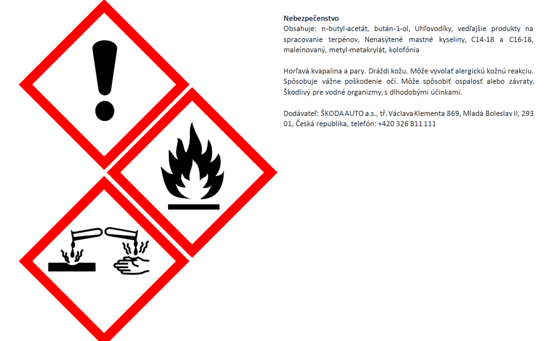 Tužka laková černá Ebony metalíza