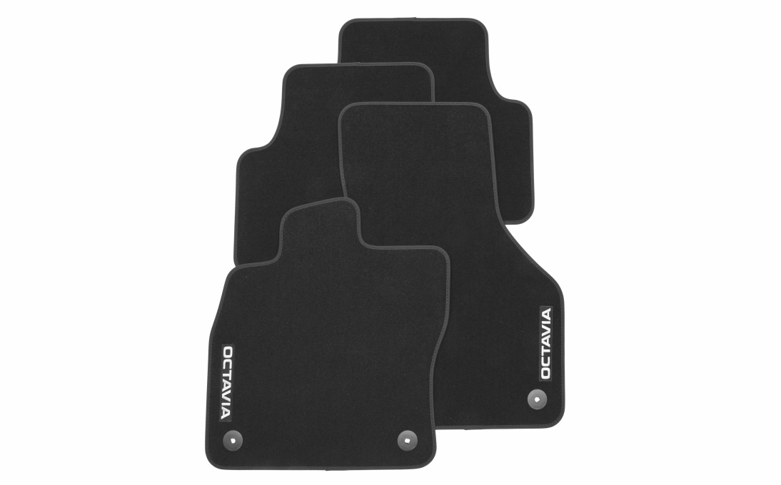 Textile foot mats Standard Octavia IV