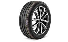 Complete summer alloy wheel HAWK 17" for OCTAVIA III