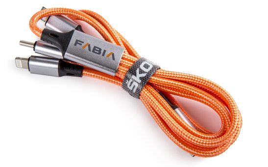 Charging Cable 3in1 USB-C Fabia