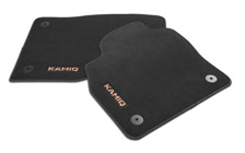 Textile foot mats Prestige for Kamiq