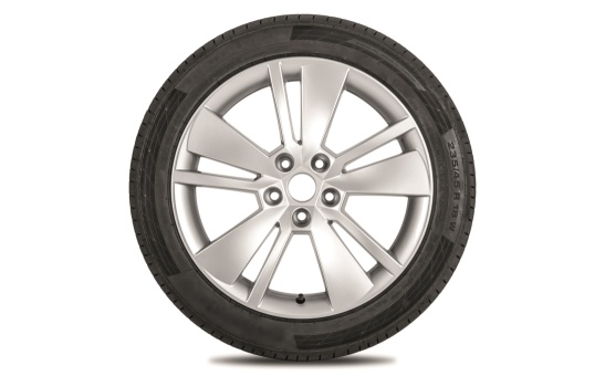 Complete summer 18" alloy wheel Zenith for Superb III