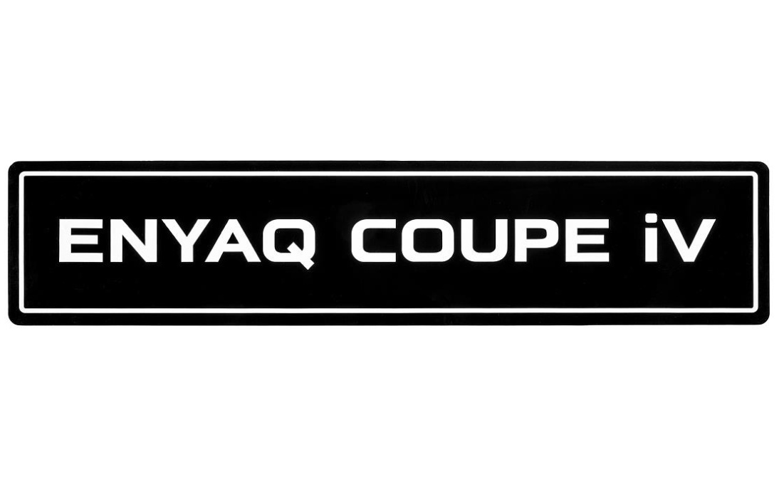 Registrační značka Enyaq Coupé iV