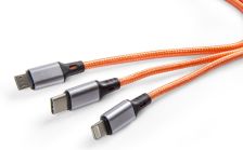 Charging Cable 3in1 USB-C Fabia