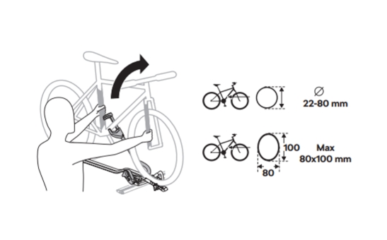 Nosič jízdního kola na střechu pro vozy Škoda