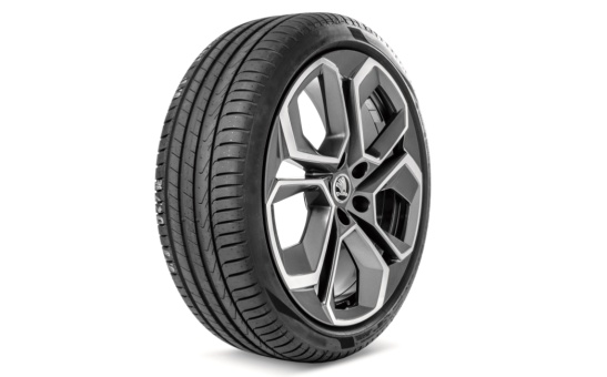 Complete summer alloy wheel Altair 19" for Octavia IV