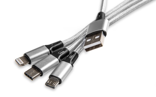Nabíjecí kabel 3v1 USB-A ŠKODA