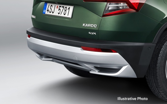 Rear bumper spoiler for Karoq