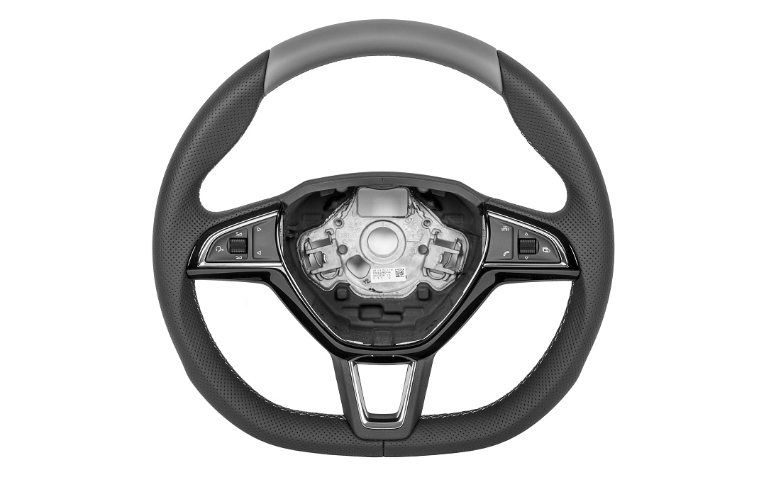Three-spoke sports steering wheel