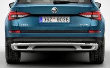 Rear bumper spoiler for Kodiaq