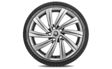 Complete winter alloy wheel Perseus 18" for Octavia IV
