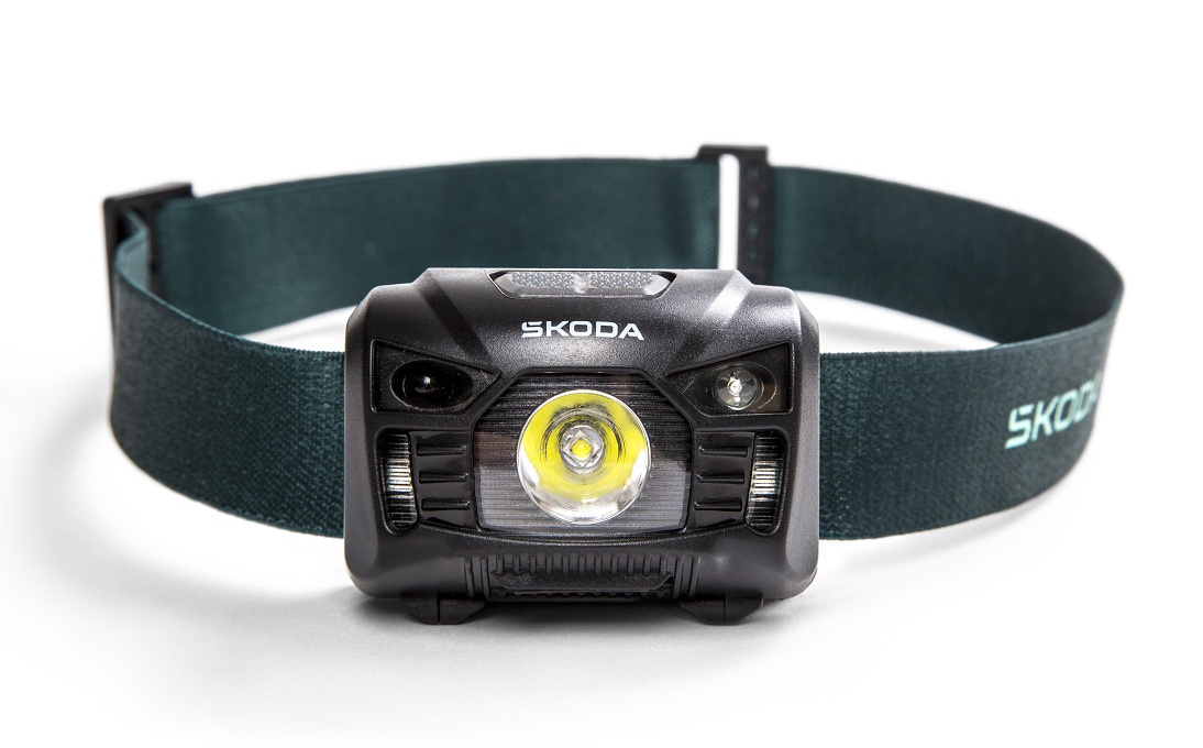 LED čelová svítilna s USB nabíjením