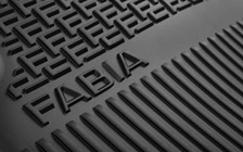 Gumové koberce Fabia III – zadní