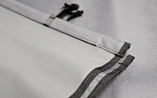 Protective rear bench cover