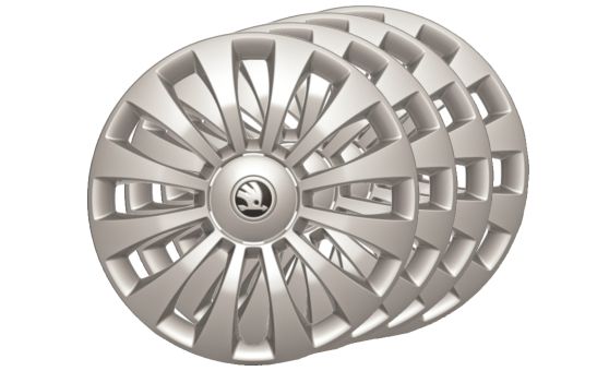 Hub covers Costa 15 Official Skoda Auto E shop