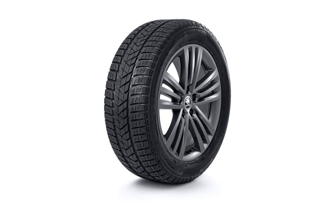 Kompletní zimní kolo TRINITY 18" OCTAVIA III SCOUT DOT 2018