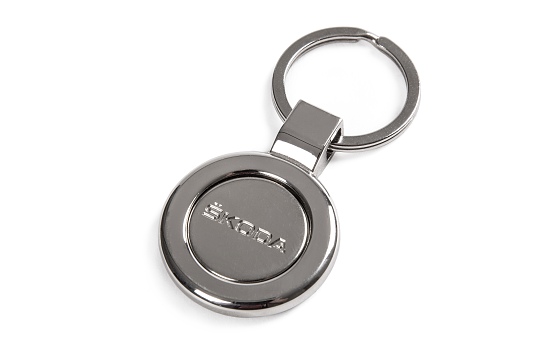 Metal Keyring with a chip