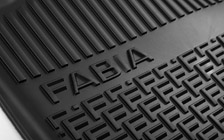 Gumové koberce Fabia III – přední