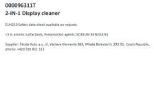 Čistič displeje 2 v 1