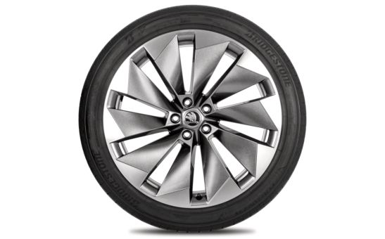 Complete summer alloy wheel  Supernova 21" for Enyaq (rear)