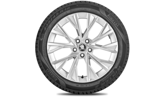 Complete winter alloy wheel Dofida 18" for Superb IV