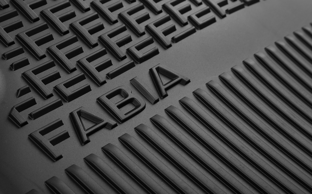 Gumové koberce Fabia III – zadní