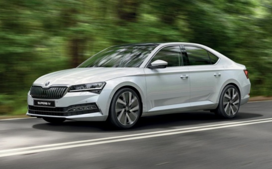 Registrační značka Superb iV