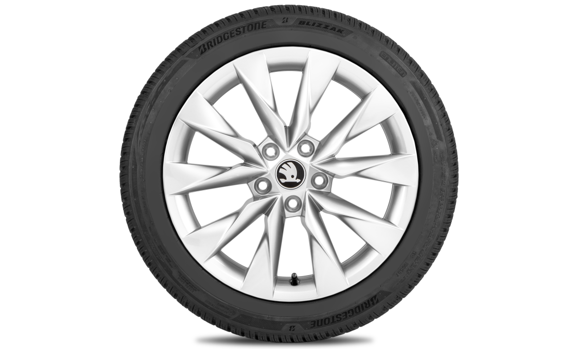 Kompletní zimní kolo Crystal 17" pro Superb IV