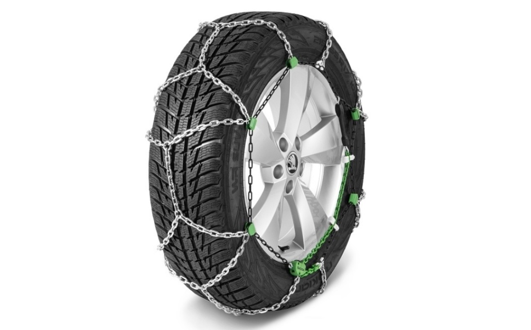 Sada nerezových sněhových řetězů