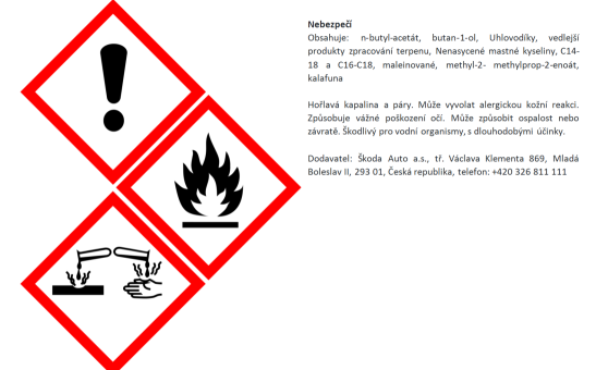 Tužka laková černá Ebony metalíza