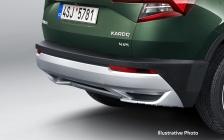 Rear bumper spoiler for Karoq