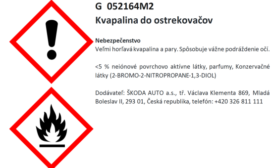 Zimní kapalina do ostřikovačů