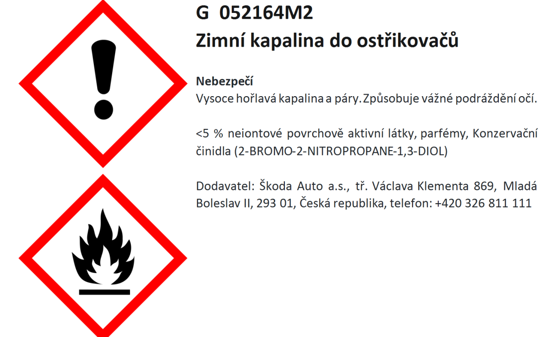 Zimní kapalina do ostřikovačů