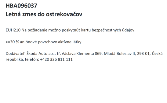 Set kosmetiky - letní