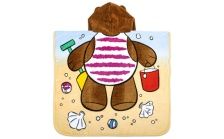 Dívčí osuška s kapucí