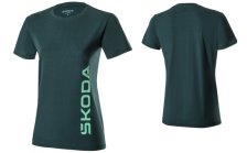 Women's T-shirt Škoda emerald
