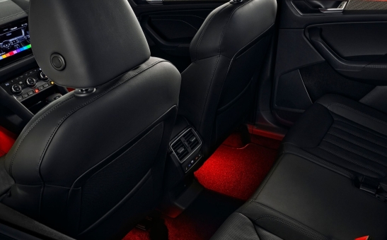 Osvětlení prostoru nohou Karoq, Kodiaq