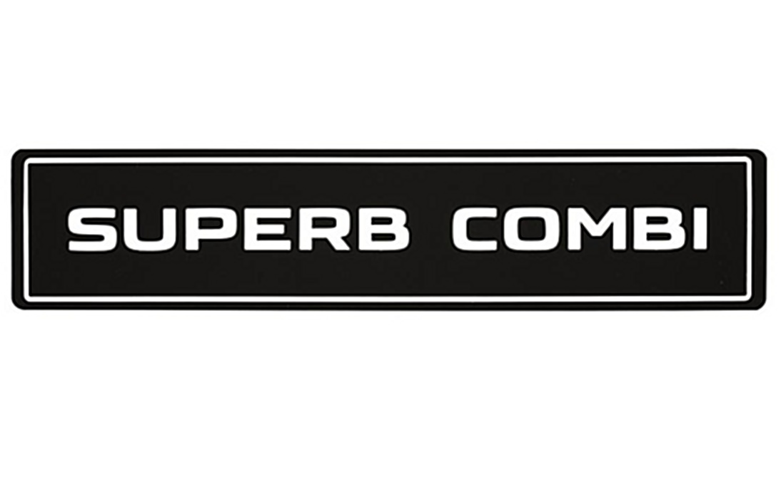 Registrační značka Superb Combi