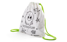 Kids Gym bag with wax crayons