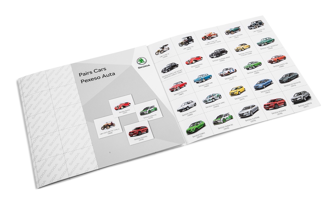 Pexeso auta ŠKODA