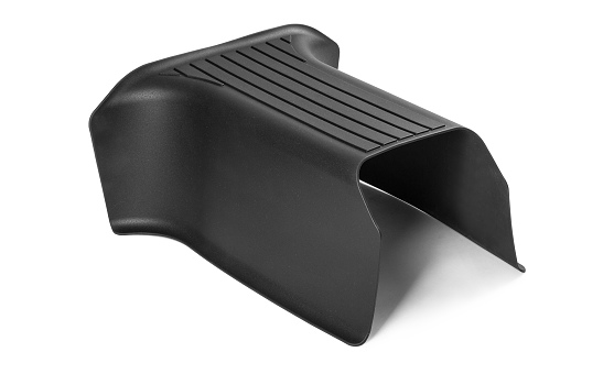 Gumový koberec přes tunel Kodiaq