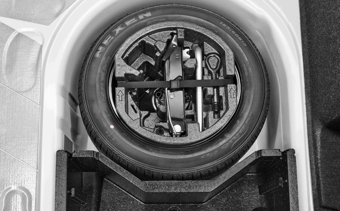 Sada pro výměnu rezervního kola