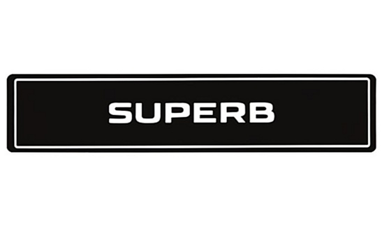 Car Plate Superb